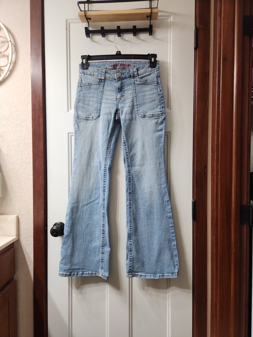 Lucky Brand Low-Rise Flare Jeans
